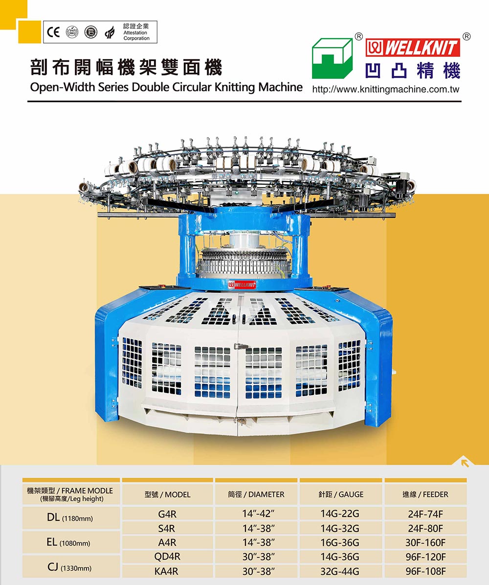 平幅系列雙面大圓機2