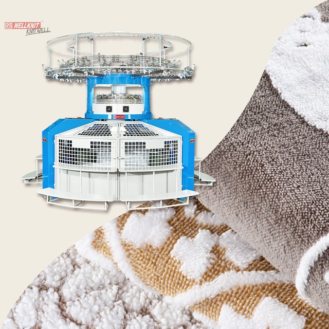 WELLKNIT SMJLP Pile Sherpa Jacquard Machine (割絨機) 雙圓機